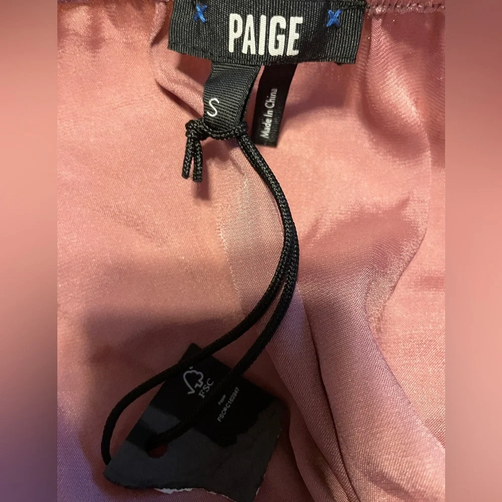 NWT PAIGE Presa Bodysuit in Aurora‎ Sleeveless Halter Feminine Party Festival S